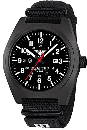 KHS Inceptor Black Steel KHS.INCBS.NXT7 mit Natoband XTAC schwarz