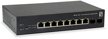 LevelOne Switch 8X GE GEP-1051 2Xgsfp 70W 8Xpoe