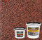 Isolbau - Buntsteinputz für Außen und Innen (Rotbraun, Schwarz) 20 kg - BP80 Mosaikputz Dekorationsputz Frostsicher, Wasserfest, Stoßfest - mit Quarzgrund 4 kg