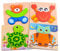 DUDUFLY Wooden Puzzle Jigsaw Toys for 1 2 3 Year Old Toddlers, Montessori Toys for Kids Boys Girls Age 1-3 Preschool Educational Learning Toy for 12-36 Months Baby Boy Girl Children Birthday Gifts