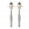 Scell-it - Kit fixation lavabo - 10 mm x 120 mm - Acier - Cheville ronde - Zinc - 10 pièces - Pour installations de salle de bain ou de cuisine