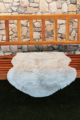 KAMACA Kuschelfell in Lammfell-Optik Lammfellimitat Teppich Bettvorleger flauschig weich Dekofell Kunstfellteppich (Kuschelfell 60x90 cm GRAU)