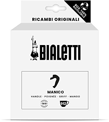 Bialetti Spare Parts, Includes 1 Handle with Plug, Compatible with Moka Express 9/12 Cups