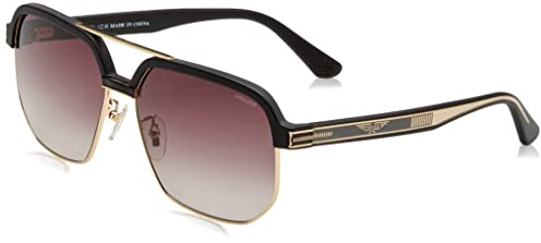Police Unisex SPLF11 Sunglasses, Gold, 61