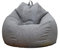 Highdi Sitzsack für Erwachsene Indoor Outdoor Sitzkissen Waschbarer Weicher Flauschiger Sofabettbezug Ohne Füllung Gartenkissen Bodenkissen für Wohnzimmer Gaming (Dunkelgrau,100x120cm)