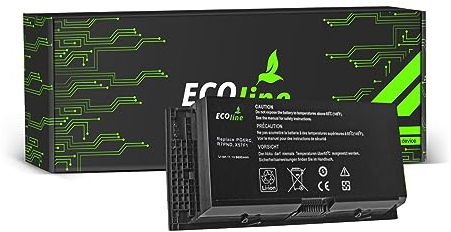EcoLine - Batterie FV993 kompatibel mit Dell Precision M4600 M4700 M4800 M6600 M6700 / 11,1 V 6600 mAh