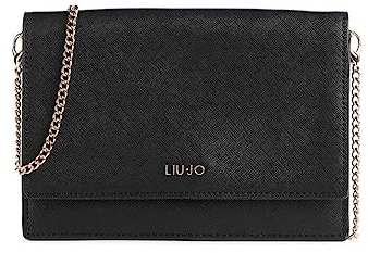 Liu Jo Damen Clutch schwarz/gold One Size