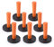 EHDIS 8 Stück Auto Montagemagnet Verpackungs Gripper Magnethalter, Folierungs Werkzeug für Car Wrapping, Auto Folierung, Orange