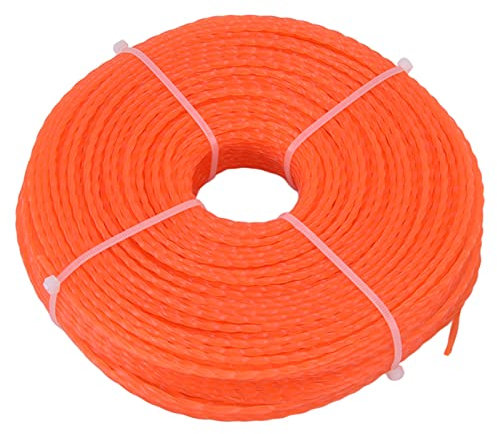 Kuuleyn Fil De Coupe, Cordon De Coupe en Nylon 2,7 Mm 100 M en Forme De Torsion pour Tondeuses à Gazon à Usage Intensif