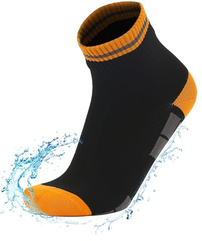 RANDY SUN Calcetines Impermeables para Mujeres y Hombres Impermeable Transpirable Resistente al frío,Deportes Acuáticos al aire libre Ciclismo Senderismo Trail Remo Pesca Esquí,1 par