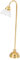 Veemoon 1:12 Scale Mini Floor Lamp Led Battery Operated Model Realistic Miniature Home Decor No Wire Dollhouse Lighting