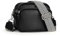 befen Genuine Leather Crossbody Bag for Women Black Shoulder Bag Triple Camera Bag for Women Cell Phone Bag with Wide Adjustable Strap-Black
