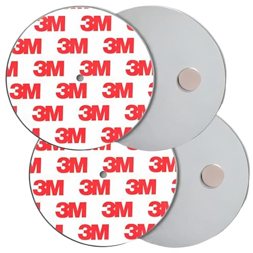 König Design Rauchmelder Magnethalter 10 Stück Selbstklebende Magnethalterung für Rauchmelder Ø 40mm schnelle & sichere Montage ohne Bohren und Schrauben für alle Feuermelder und Rauchwarnmelder