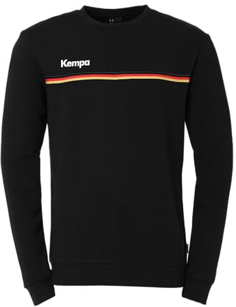 Kempa Unisex Team Ger Sweatshirt, Schwarz, M EU