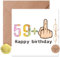 Sugeru Geldgeschenke 60. Geburtstag Verpackung Grußkarte mit Umschlägen | Lustige Geburtstagskarte, 59 + 1 Geldgeschenke Geburtstag | Konfirmation Geschenk für 60 Geburtstag Mann Frau