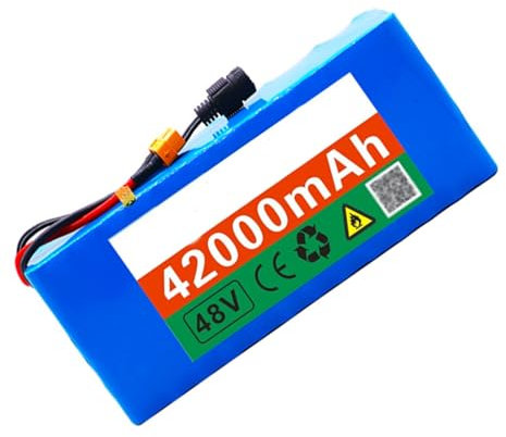 Lithium Electric Bicycle Battery,E-Bike Battery,Electric Bicycle Battery,48v 42ah,Lithium-Ion Battery Pack,13s3p + Charger XT60 plug