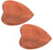 MILISTEN 2st Herzförmige Plektren Koffer Für E-gitarre Bass Gitarrenhalter Sg Akustisch Gitarrenpicks Gitarre Elektrisch Ukulele Teile Für Saiteninstrumente Gitarren-plektrum Holz