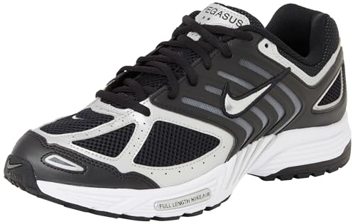 NIKE HQ3031-001 AIR Pegasus 2005 Men Black/Metallic Silver-Iron Grey-White UK 7