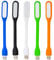 5 Pack Flexible USB LED Light Lamp Portable Night Light Reading Lamp for Power Bank PC Laptop Notebook Computer and Other USB Devices with Adjust Angle (Orange+Navy Blue+Black+Pink+Green)