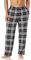 Amazon Essentials Herren Atmungsaktive Flanell-Pyjamahose (Erhältlich In Groß Und Schwer), Schwarz Gelb Karomuster, XXL
