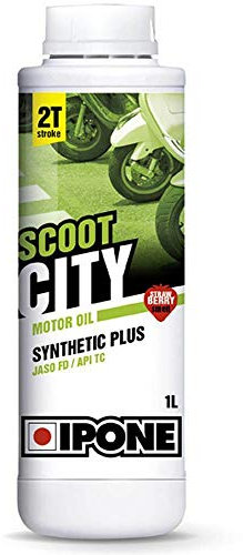 HUILE IPONE 2T SCOOT CITY SYNTHESE SENTEUR FRAISE (BIDON 1 LITRE)