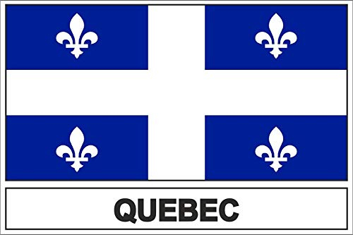 Akachafactory Autocollant Sticker Drapeau Canada Quebec