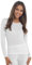 undercover lingerie 2 Pack Womens Thermal Long Sleeve Vest White Medium