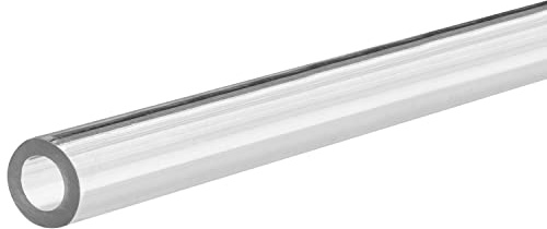 USA Sealing ZUSA-HT-754 FDA Silicone Tubing, Clear, 1/16 ID, 3/16 OD, 10' Length