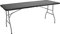 GH91 Garden House Garage 91 Mesa Catering Rectangular Portatil Plegable Negra 180 cm, Resina, One Size