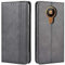 HualuBro Handyhülle für Nokia 5.3 Hülle, Retro Leder Stoßfest Klapphülle Schutzhülle Handytasche LederHülle Flip Case Cover für Nokia 5.3 Tasche, Schwarz