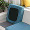 SYLC Sofa Sitzkissenbezug Stretch Sitzkissenschutz Elastischer Kissenbezüge, Husse Überzug Bezug Für Sofa Sitzkissen, rutschfest Stoff Tartan (Blau Grün,Chaiselongue)