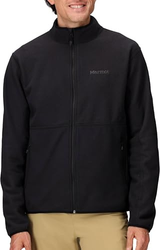 Marmot Rocklin Herren-Jacke mit durchgehendem Reißverschluss, klassische, warme, leichte Fleece-Schicht mit 100-Gewicht
