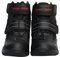 BSTL Stivali da Moto Pelle Microfibra Adulto Uomo Donna Moto Scarpe Sportive Stivali per off Road Racing Touring Armor Sneaker,Black-40