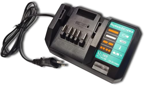 DC18WA Chargeur Compatible pour Makita Batterie Chargeur 14,4V-18V G-Series Batterie100V-240V 2,0 A pour Makita BL1413G BL1440G BL1813G BL1815G BL1820G BL1830G BL1840G