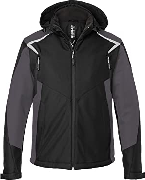 KÜBLER Workwear | KÜBLER BODYFORCE Winter Softshell Arbeitsjacke | schwarz/anthrazit | Größe M