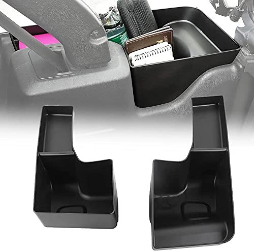 TDHLW Organizador de Maletero Trasero, Cubo de Almacenamiento para Rueda, Bandeja Lateral de Carga para Jeep Wrangler JL JLU 2018-2022, 2/4 Puertas, Accesorios Interiores, Negro,Left and Right