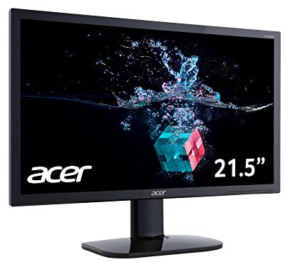 Acer KA220HQbi 21.5 Inch Full HD Monitor (TN Panel, 5ms, HDMI, VGA, Black)
