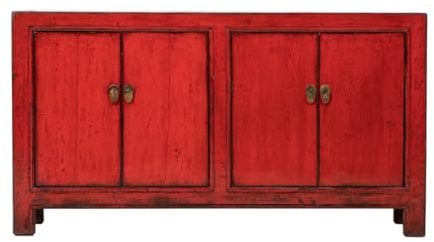 Yajutang Antikes Sideboard chinesische Kommode rot