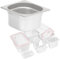 Mahlzeit GN Behälter 1/6 | Höhe 100 mm | Verschiedene Größen verfügbar | Edelstahl Gastronomiebehälter | Gastronorm Behälter, Gastronormbehälter, Wärmebehälter für Chafing Dishes