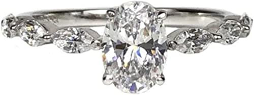 Silver Simple Open Adjustable Rings，Hug Rings，Loose Rings，Engagement Ring Set， Sterling Silver Adjustable Rings for Women, 925 Sterling Silver Oval Ring for Women Moissanite Solitaire Ring Matching We