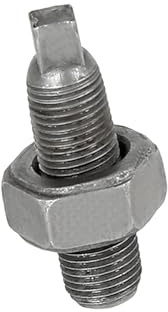 A ABSOPRO Ventileinstellschrauben Mit Muttern-Set Für GY6-125 1 Satz | Titanfarben, Metall, Schraubenlänge 19mm, Schraubengewindedurchmesser M5x0.5, Muttern-Durchmesser 5mm, Motorrad