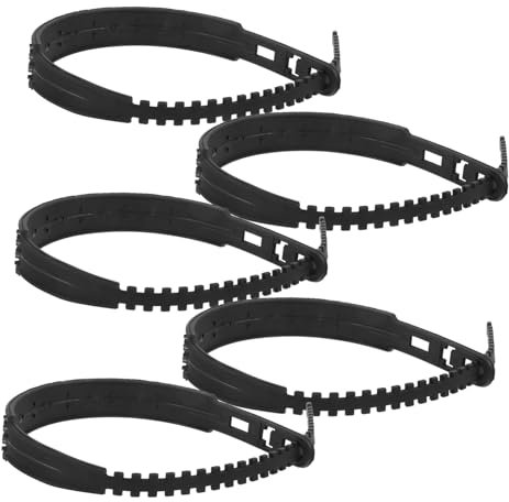 Gatuida 5stücke Schneereifenketten Für Auto Ketten Aus Tpu Für Schnee Und Eis Einfache Montage Passend Für Suv Und Pickup-trucks