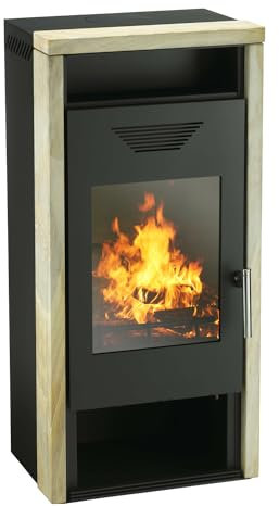 Ersatzteil WAMSLER W5007200640094 für Kaminofen Yara Typ 10180/11180 (3 - Schamottestein Flammenschild 448x145x30mm)