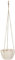 Atmosphera - Cache-pot suspendu wild céramique blanc d17xh10,5cm