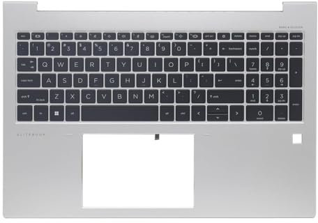Wzqrps Ricambio per HP EliteBook 860 G9 865 G9 G10 EliteBook 1060 G9 Laptop Upper Case N08145-001 N13904-001 N13904-001 N13904-B31 Argento (tastiera retroilluminata)