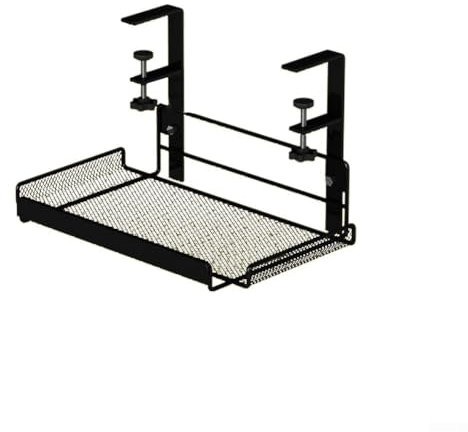 Effizienter Draht-Organizer für Computer, Monitore und Drucker unter dem Tisch (Weiß-L)
