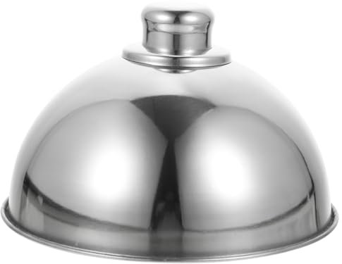 Mikinona Microwave Plate Food Cover Kitchen Gadget Home Steak Cover Easy Handling Steam Retaining Heat Splash Prevention