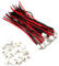 20 Sätze Mini Micro JST-XH 2,54mm Pitch 2 Pin Stecker mit 10cm Silikonkabel und Buchse