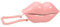 Cabilock Telefon Mit Roten Lippen Prop-Telefon Prop Telefon Haustelefon Kreatives Telefon Desktop-dekor Telefon Schnurgebunden Retro-Telefon Schnurgebundenes Telefon Rosa Kunstharz