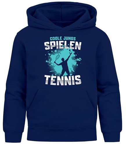 MoonworksKinder Hoodie Jungen Tennis Sport Hobby Spruch Coole Jungs Geschenk Tennisspieler